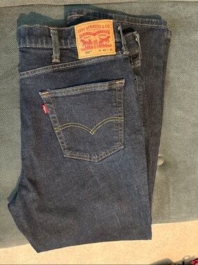 Levi's Men's 541 Relaxed Jeans - Dark Blue Denim 40 X 32